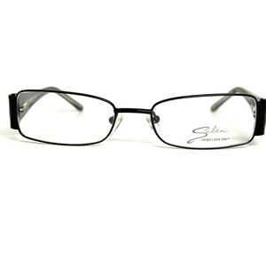 Salsa SA804 Black Rectangular Eyeglass Frames 50-17-135 Swirl Detail Demo Lens